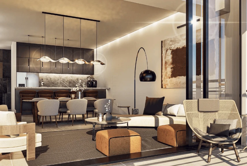 Interior de apartamento modelo Arela